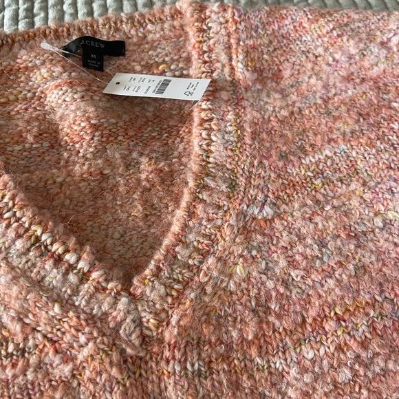 J. Crew Spacedye Puff Sleeve Sweater - Picture 6 of 9